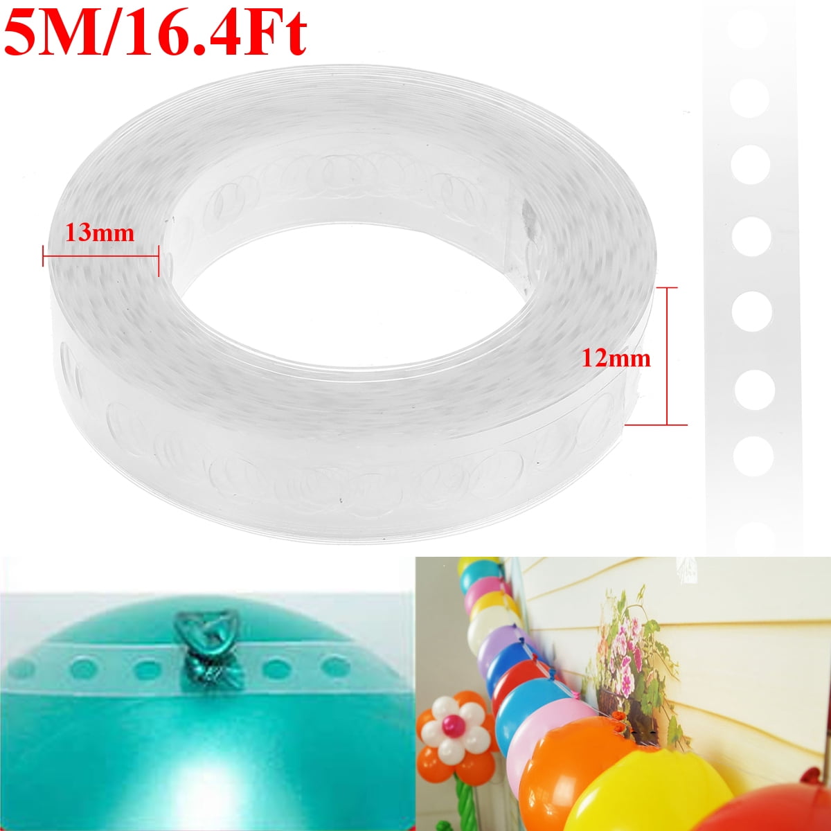 17ft Balloon Decorating String Diy Balloon Arch Strip Tape Cake