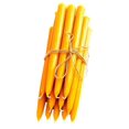 thumbnail image 5 of 100% Pure Beeswax Taper Candles with Dipped Look - 10 Hours Each, 12 Pack, 120 Hours - USA Bees Wax - Handmade - Unscented - All Natural Light Honey Scent, 5 of 6
