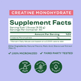 thumbnail image 5 of Bloom Nutrition Creatine Monohydrate Powder, Raspberry Lemon Flavor, 40 Servings, 5 of 6