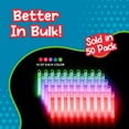 thumbnail image 2 of Windy City Novelties - 50 Pack - 4" Premium Glow Sticks (Multi), 2 of 6
