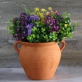 thumbnail image 3 of Artificial Fake Flowers, UV Resistant Faux Flowers Arrangement, Fake Plants Greenery Shrubs for Indoor Outdoors, Home Garden Patio, Porch, Hanging Planter, Window Box Farmhouse (12pcs Multi-color 3), 3 of 5