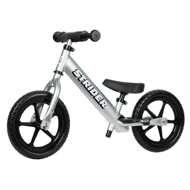 Strider - 12 Pro Balance Bike for Toddlers, Ages 1 to 4 Years - Silver