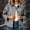 Black women plaid button down shirt a1, variant on Women Plaid Button Down Shirts Long Sleeve Collared Blazer Jacket Casual Loose Fit Blouses for Fall Winter Office Outwear, Pink 2XL