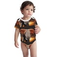 thumbnail image 3 of Daiia Elephant Sunset in Kenya Printed Unisex-Baby Short Sleeve Onesies Bodysuits Baby Climbing Clothes Soft and Comfortable Romper with Expandable Shoulder Design-2 Years, 3 of 8
