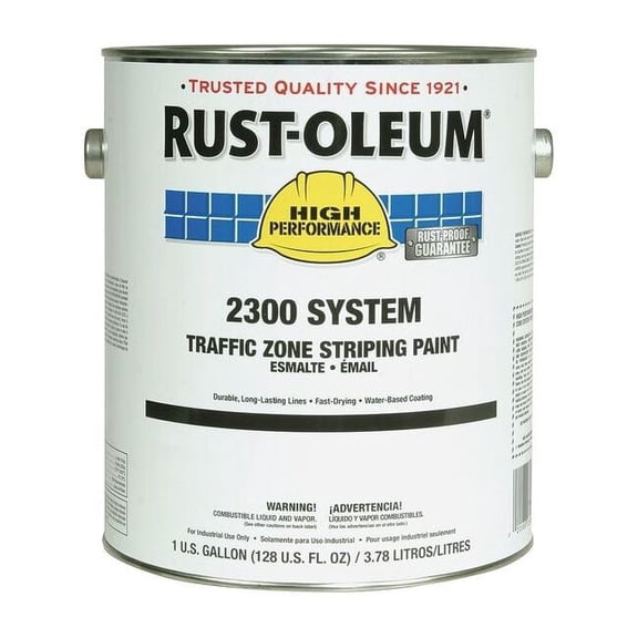 Traffic Zone Striping Paint, 1 gal., Traffic Blue, Water -Based