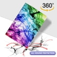 thumbnail image 4 of Cute Case for 2021 All-New Kindle Paperwhite E-reader (6.8 Inch, 11th generation) - Flip Folio Cartoon Cover with Card Holders, Slim Lightweight PU Leather/Silicone Composite Case (Rainbow Smoke), 4 of 6