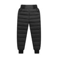 thumbnail image 6 of Otqutp Girls Boys Snow Pants Toddler Kids Thick Winter Warm Pants Quilted Puffer Down Clothes Snowpants Elastic Waist Trouser, 6 of 7