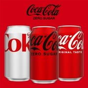 Coca-Cola Zero Sugar Soda Pop Cans, 12 fl oz, 24 Pack