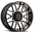 thumbnail image 2 of 20" Bronze With Black Lip 231 Butcher Wheel by Ultra Wheel 231-2905BZ12, 2 of 2