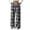 CT46_Black, variant on Christmas Flannel Pajama Pants for Women Funny Print Lounge Pants Soft Baggy Stretchy Bottoms White L