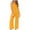 Yellow, variant on Maean Work Jumpsuit for Women Straight Wide Leg Spaghetti Strap Adjustable Back Zipper Long Pants Rompers