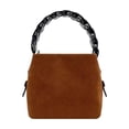 thumbnail image 1 of Bolso de hombro, bolso de viaje, bolso de color sólido, portátil, sencillo, de gran capacidad, elegante. Color caramelo, 1 of 9