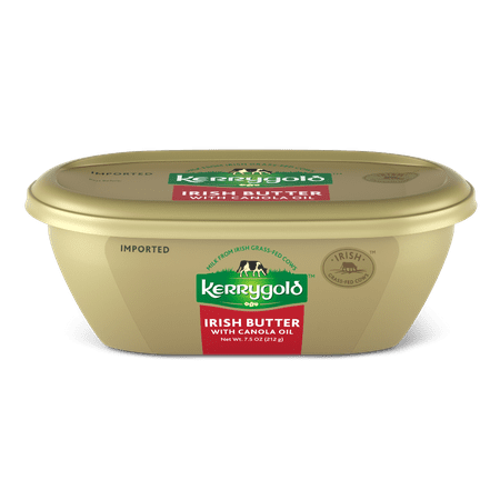 Kerrygold Grass-Fed Butter with Canola Oil Irish Butter, 7.5 oz.