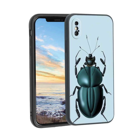 Bugs-Insects-97 Phone Case, Degined for iPhone XS Case Men Women, Flexible Silicone Shockproof Case for iPhone XS