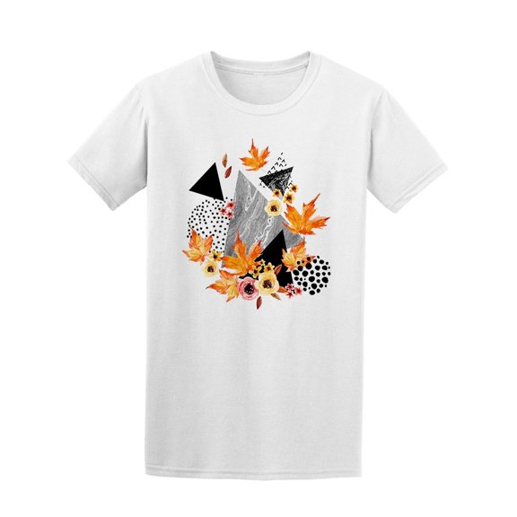 Autumn Watercolor Drawings Tee Men's -Image by Shutterstock