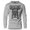 Sport Grey, variant on GYMISH Strength Earned Lightweight Long Sleeve Hooded T-Shirt for Men – Motivational Gym Hoodie, Sport Grey, Small