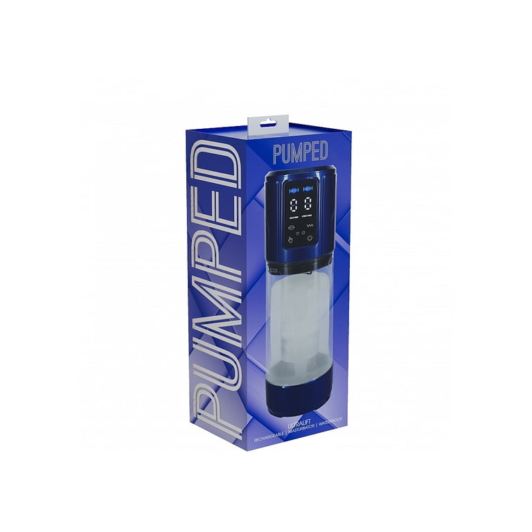 Pumped UltraLift Automatic Rechargeable Waterproof Masturbator for Men,  Metallic Blue - Walmart.com
