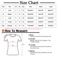 thumbnail image 3 of Pompotops Mode Femme Blouse à Col Rond Imprimé Manches Courtes T-Shirt Hauts d'Été, 3 of 5
