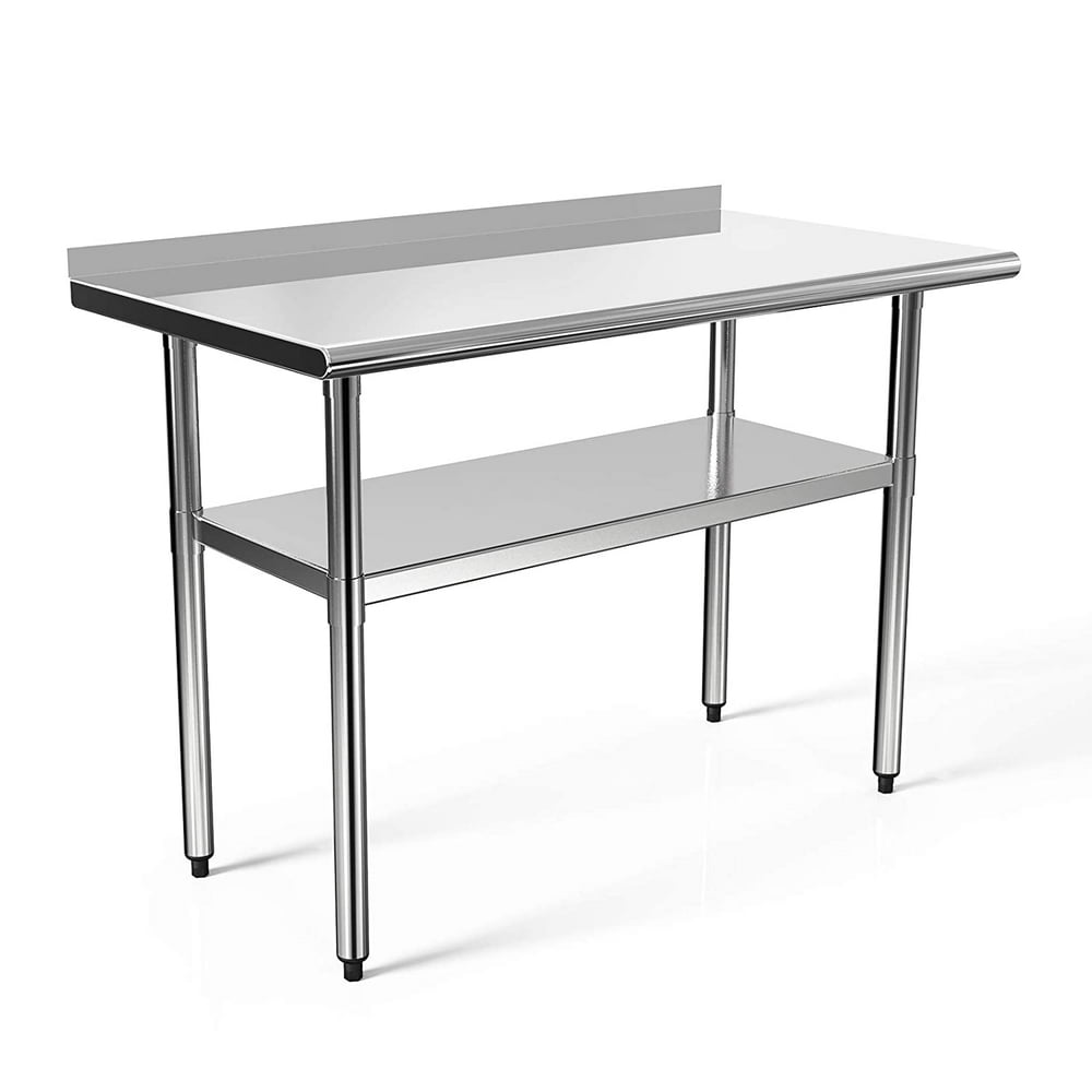 48x24 in Stainless Steel Prep Table NSF Commercial Work Table Food ...