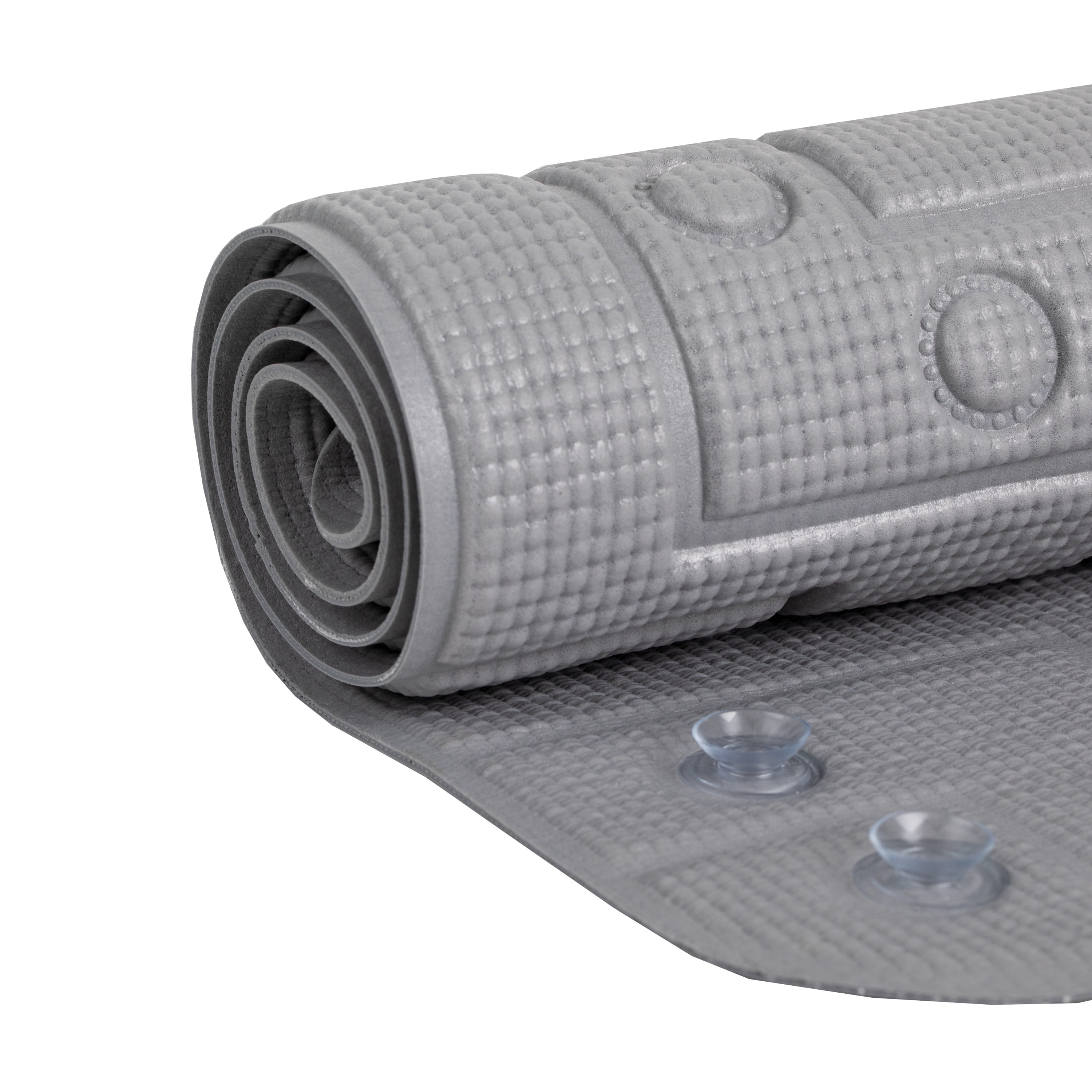 Duck Brand Gray Safety Grip Tub Mat, 17 in. x 36 in.