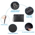 thumbnail image 3 of YAOMOBB Document Organizer Fireproof Document Bag Zipper Closure Heat Resistant Waterproof with Lock, 3 of 5