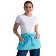 thumbnail image 1 of Delantal Chef Works unisex con cintura turquesa y bolsillos, 1 of 5