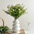 thumbnail image 5 of Zhuge 6-Bundle White Artificial Wildflowers, 13.78 Inch Lifelike Fake Flowers, Perfect for Spring, Wedding Party & Indoor Outdoor Decor, 5 of 5