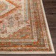 thumbnail image 3 of Anika Burnt Orange 5'3" x 7'3" Traditional Rectangle Area Rug, 3 of 6