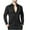 Black, variant on Wyobmus Mens Plus Size Long Sleeve Dress Shirts Regular Casual Solid Color Button Down Shirts S-3Xl Black
