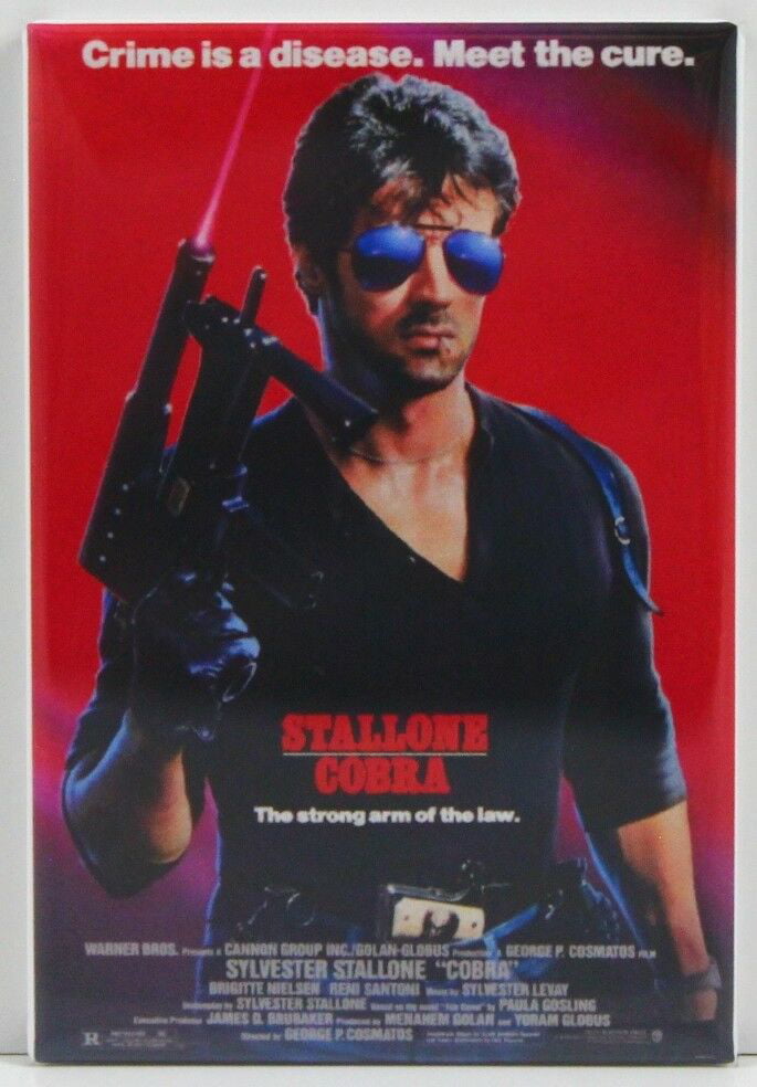 Cobra FRIDGE MAGNET movie poster 