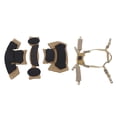 thumbnail image 4 of IWMango Helmet Dial Suspension System with Lining Pad Set Adjustable Knob Helmet Chin Strap Modifications for FAST for MICH Mud Color, 4 of 17