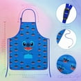 thumbnail image 2 of Boys Girls Kids Cartoon Apron with Pocket for Cartoon Lovers,Cartoon Movie Adjustable Child Neck Strap and Bib Funny Aprons Kitchen Toddler Aprons for Cooking Baking, 2 of 6