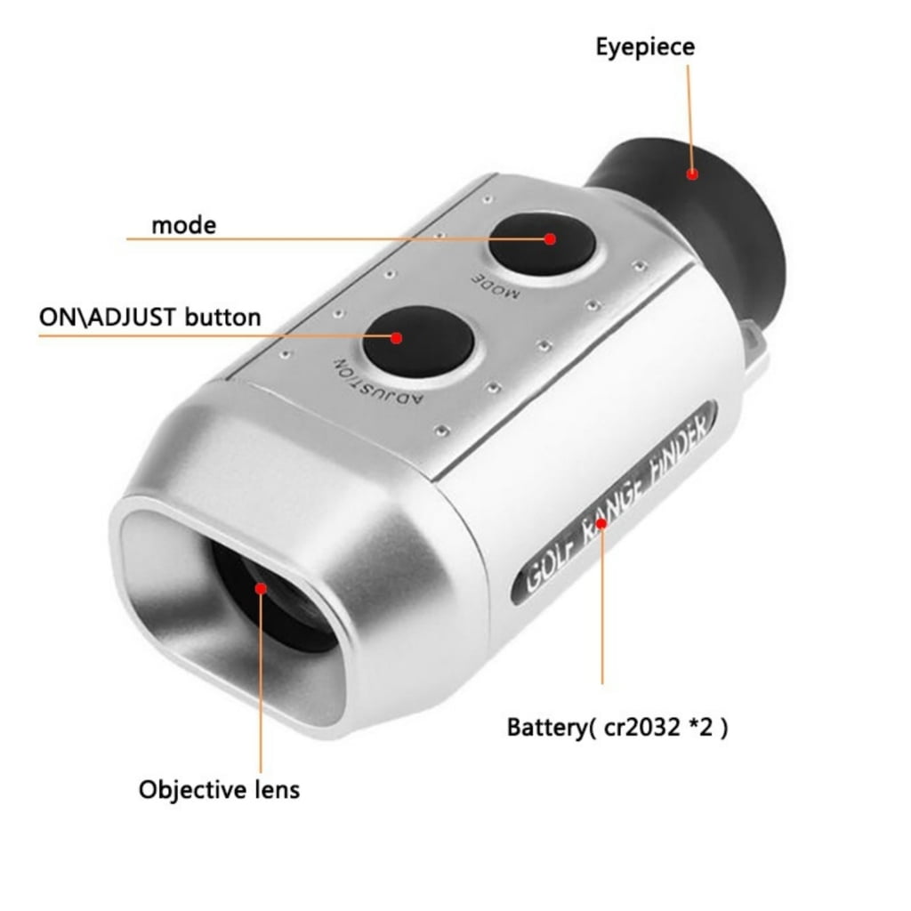 Professional 7x Zoom Optically Rangefinder Tool For Golfers Offering 5-600m Measurement Ranging And Ergonomic Operation