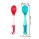 thumbnail image 1 of CARBONLIKE Juego de 2 cucharas para bebés, cuchara de entrenamiento para alimentación de ni?os, regalo suave y flexible sensible al calor ZefeiWu 1327534231359, 1 of 1