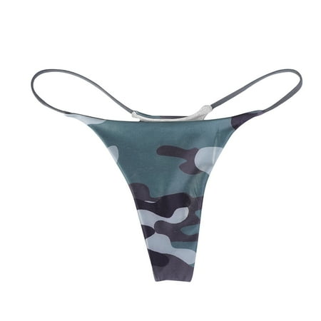 

Nightwear Lingerie for Women Women s Printed Underpants Comfort Low-Rise Soft T-Back Panties Womens Christmas Lingerie