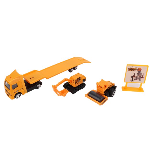 Juguete Modelo De Camión De Remolque De Ingeniería, Juego De Camiones De Construcción De Aleación Mini Exquisitos De Rodaje De Inercia Para Niños A Partir De 3 Años Para ANGGREK Otros