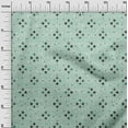 thumbnail image 2 of oneOone Cotton Poplin Light Mint Green Fabric Floral & Texture Sewing Material Print Fabric By The Yard 56 Inch Wide, 2 of 4