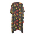 thumbnail image 2 of HELLHERO Casual Bathing Suit Cover Up for Beach High Quality Fabrics Lightweight Womens Kimono Swimsuit Cover Ups Autumn Leaves, 2 of 6