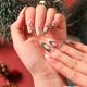 thumbnail image 1 of 24 uñas postizas cortas de Navidad extraíbles para mujeres y niñas Ygjytge Para estrenar, 1 of 8