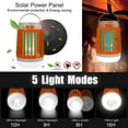 thumbnail image 4 of Solar Electric Mosquito Killer Lamp Fly Traps Patio Insects Killer-Bug zapper Mosquito Eradicator Electric Mosquito Killer,1 PC,Orange, 4 of 8