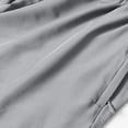 thumbnail image 6 of Cargo Shorts for Men Plus Size Elastic Waist Drawstring Ice Silk Solid Color Outdoor Casual Sports Shorts Gray XXXXXL, 6 of 6