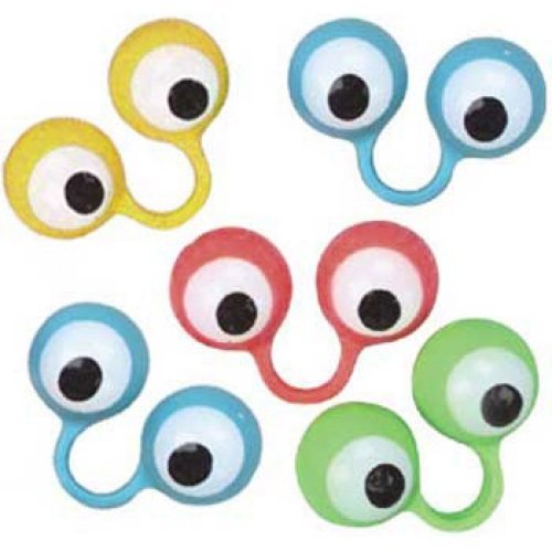 12 Oobi Eye Finger Puppets (Receive 12 per Order), Large eye finger