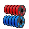 thumbnail image 1 of 3D Printer PLA+ Filament, 1.75mm 10 Rolls 3D Printing Materials For 3D Printer&3D Pen ,Smoother Printing Experience, 1 of 6