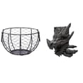 thumbnail image 1 of Cesta de huevos,Cesta multiusos para huevos,cesta tejida de alambre de hierro,Cesta de almacenamiento de alambre para huevos Cesta de almacenamiento portátil,Figura de mesa,Estantes de, 1 of 8