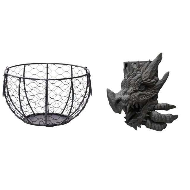 Cesta de huevos,Cesta multiusos para huevos,cesta tejida de alambre de hierro,Cesta de almacenamiento de alambre para huevos Cesta de almacenamiento portátil,Figura de mesa,Estantes de