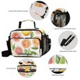thumbnail image 3 of FORMRS Student Insulated Lunch Bag with Shoulder Strap Reusable Cooler Box for School, Candy Orange, 3 of 9