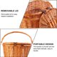 thumbnail image 3 of unbranded Cesta De En Marrón Ideal Para Paseos Con Estilo Y Amplio Almacenaje, 3 of 8