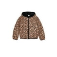 thumbnail image 3 of Wonder Nation Toddler Girl Faux Fur Reversible Jacket, Sizes 12M-5T, 3 of 12