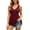 Wine, variant on Peplum Tank Tops for Women Summer V Neck Ruffle Flowy Sleeveless Blouse Dressy Casual Vacation Outfits