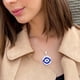 thumbnail image 2 of Collar Glowa de plata ojo turco. Anne GLOWA Collar, 2 of 7